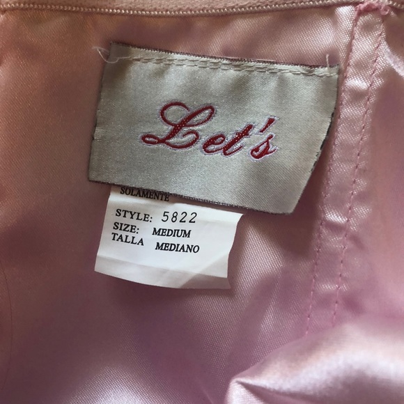 Baby Pink Sparky Homecoming Dress - Picture 5 of 5